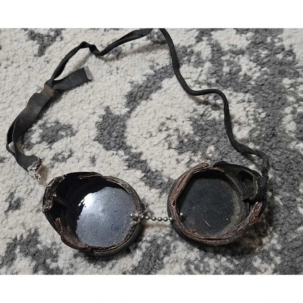 Vintage Bakelite Wilson Welding Goggles Steampunk Cosplay As-Is